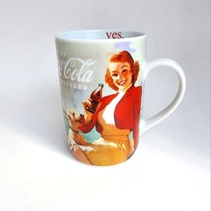 Coca-Cola Vintage 50's Pinup Woman Mug